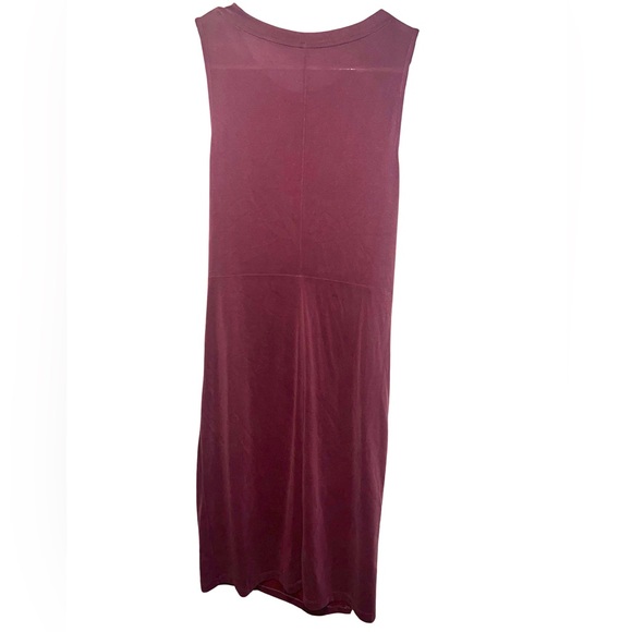 Worthington Maroon Berry Wrap Twist Dress - Picture 2 of 5